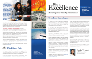 Excellence  Rise to To our Fresno State colleagues: