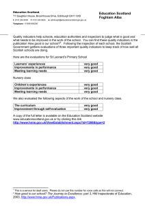 Education Scotland Foghlam Alba