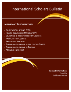 International Scholars Bulletin  Important Information