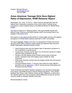 Asian American Teenage Girls Have Highest
