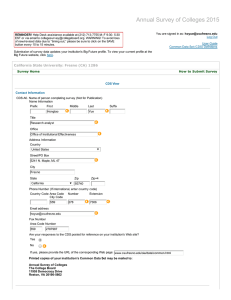 Annual Survey of Colleges 2015