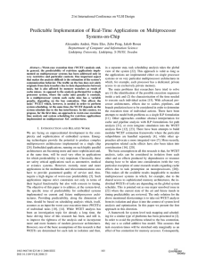 Predictable Implementation of Real-Time Applications on Multiprocessor Systems-on-Chip