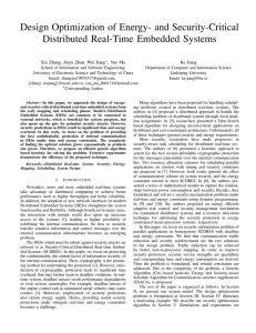 Design Optimization of Energy- and Security-Critical Distributed Real-Time Embedded Systems