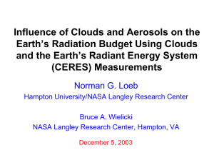 Influence of Clouds and Aerosols on the