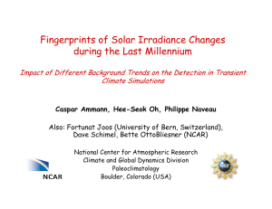 Fingerprints of Solar Irradiance Changes during the Last Millennium Climate Simulations