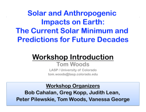 Solar and Anthropogenic Impacts on Earth: The Current Solar Minimum and