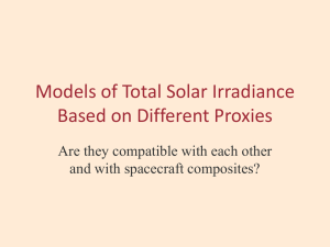 Models of Total Solar Irradiance Based on Different Proxies
