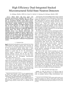 High Efficiency Dual-Integrated Stacked Microstructured Solid-State Neutron Detectors Member, IEEE