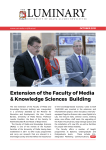 LUMINARY Extension of the Faculty of Media &amp; Knowledge Sciences  Building