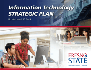 Information Technology STRATEGIC PLAN 3 Updated March 15, 201