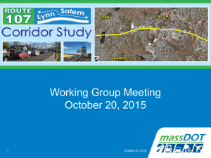 Working Group Meeting October 20, 2015 1
