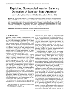 Exploiting Surroundedness for Saliency Detection: A Boolean Map Approach