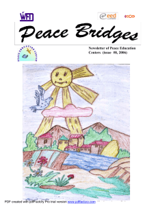 Hovhannisyan Gohar, Newsletter of Peace Education Centers  (issue  #8, 2006) on