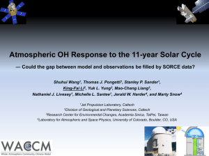 Atmospheric OH Response to the 11-year Solar Cycle