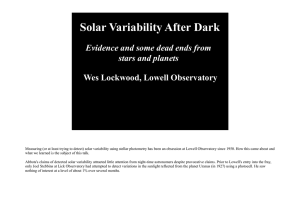 Solar Variability After Dark Evidence and some dead ends from