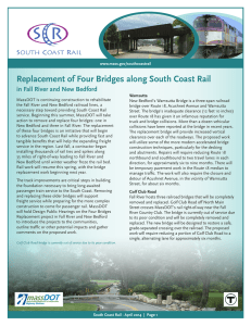 Replacement of Four Bridges along South Coast Rail