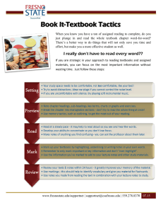 Book It-Textbook Tactics