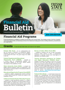 Financial Aid Programs