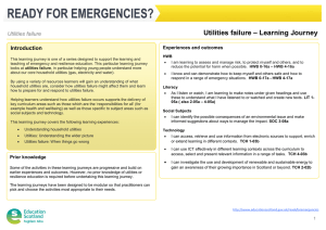 – Learning Journey Utilities failure Introduction