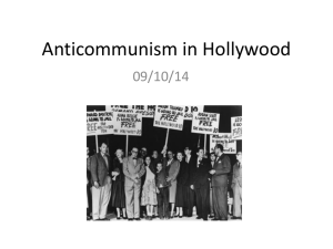Anticommunism in Hollywood 09/10/14