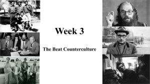 Week 3 The Beat Counterculture
