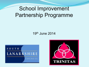 School Improvement Partnership Programme 19 June 2014