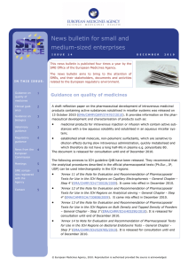 News bulletin for small and medium-sized enterprises