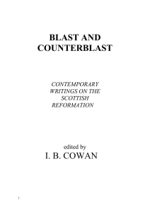 BLAST AND COUNTERBLAST I. B. COWAN
