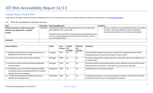 ATI Web  Accessibility Report 12/13