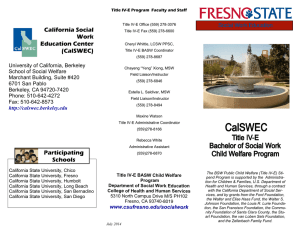 California Social Work Education Center (CalSWEC)