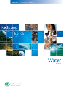 Water Facts and trends Version 2