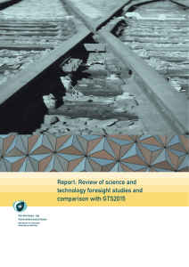 Report: Review of science and technology foresight studies and comparison with GTS2015