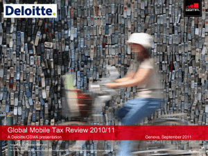Global Mobile Tax Review 2010/11