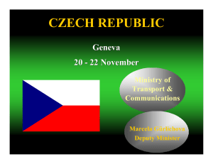 CZECH REPUBLIC Geneva 20 -
