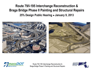 Route 79/I-195 Interchange Reconstruction &amp; 25% Design Public Hearing