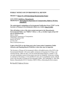 PUBLIC NOTICE OF ENVIRONMENTAL REVIEW