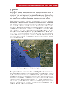 Coastal Biodiversity Assessment and Benchmarking at Coastal Gujarat Power Ltd. 1 Introduction 1.1