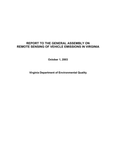 REPORT TO THE GENERAL ASSEMBLY ON October 1, 2003