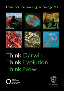 Think Darwin Evolution Think Now