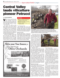 Central Valley lauds viticulture pioneer Petrucci V