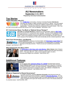 AU Newsmakers Top Stories –9, 2011 September 2