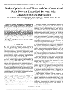 Design Optimization of Time- and Cost-Constrained Fault-Tolerant Embedded Systems With