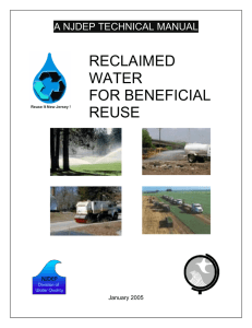 RECLAIMED WATER FOR BENEFICIAL REUSE
