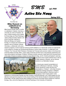 Active Site News est. 1968 Spring 2014