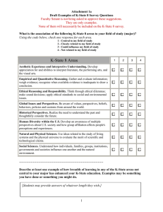 Attachment 1a Draft Examples of K-State 8 Survey Questions