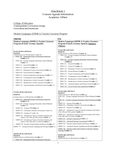 Attachment 1 Consent Agenda Information Academic Affairs