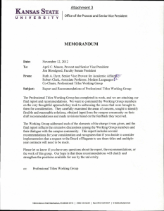 KANSAS STATE MEMORANDUM Attachment 3