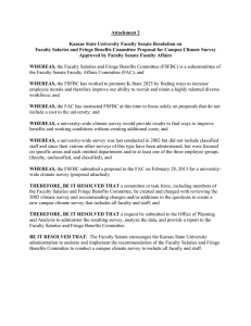 Attachment 2 Kansas State University Faculty Senate Resolution on