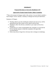 Attachment 3 Proposed Revisions to University Handbook C157