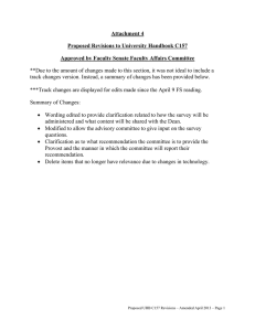 Attachment 4 Proposed Revisions to University Handbook C157